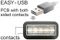 DeLOCK EASY-USB 2.0 Adapter, USB-A [Stecker] auf USB-A [Buchse], horizontal gewinkelt 90° Vorschaubild