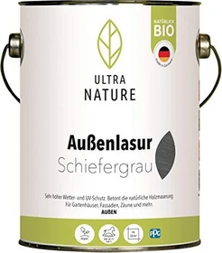 Ultra Nature Außen-Lasur schiefergrau, 2.5l