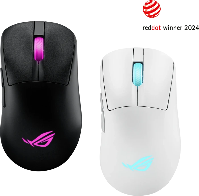 ASUS ROG Keris II Origin Wireless Moonlight White, USB/Bluetooth