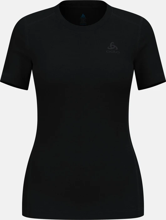 Odlo Natural Merino 200 Baselayer Funktionsshirt kurzarm schwarz (Damen)