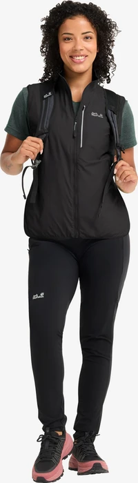Jack Wolfskin Trail Light Ins 2in1 Funktionsweste schwarz (Damen)