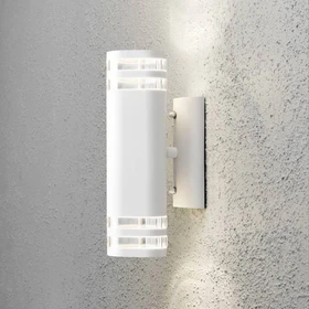 Konstsmide Modena GU10 35W 8.5cm Wandleuchte 2-flammig weiß