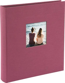 Goldbuch Buch Fotoalbum Bella Vista 30x31 schwarze Seiten rot