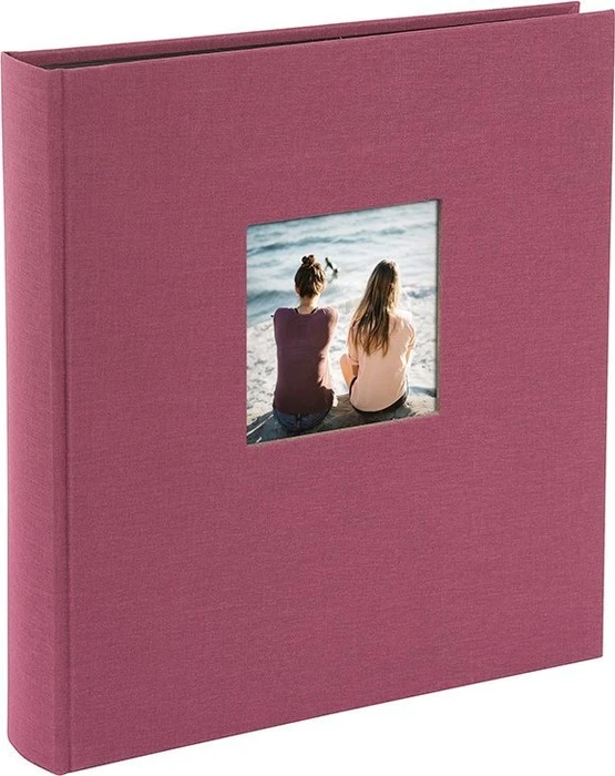 Goldbuch Buch Fotoalbum Bella Vista 30x31 schwarze Seiten rot