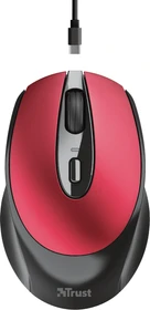 Trust Zaya Rechargeable Wireless Mouse rot/schwarz, USB