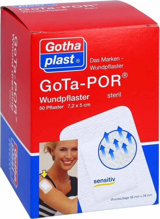 Gothaplast GoTa-POR steril, 5 x 7.2cm, 50 Stück