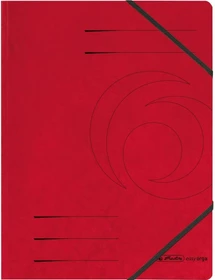 Herlitz Sammelmappe Colorspan mit Eckspanner, A4, rot