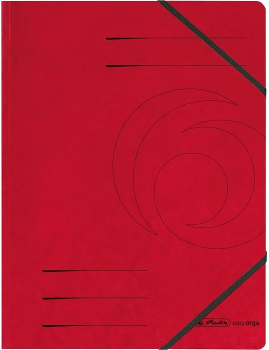 Herlitz Sammelmappe Colorspan mit Eckspanner, A4, rot