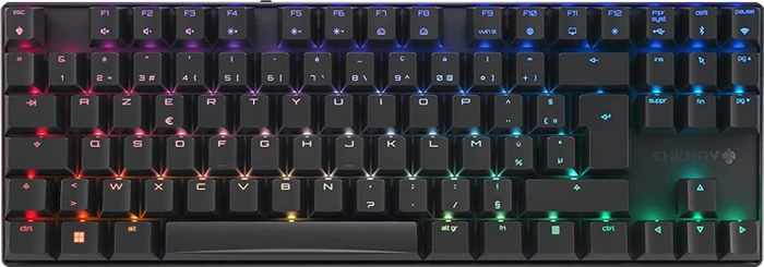Cherry MX 8.2 TKL Wireless, schwarz, MX RGB RED, USB/Bluetooth, FR