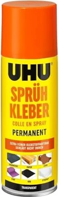 UHU permanent-transparent Sprühkleber, 200ml