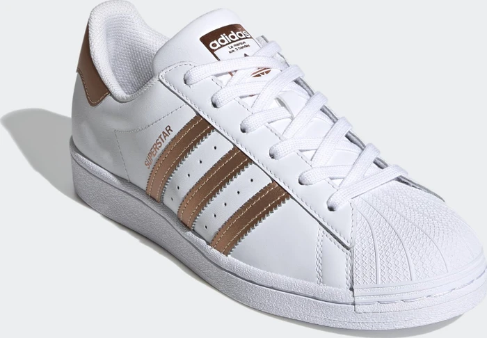 adidas Superstar cloud white/copper metallic/core black (Damen)