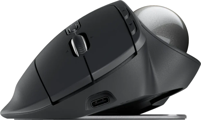 Logitech MX Ergo S Advanced Wireless Trackball, schwarz, Logi Bolt, Bluetooth
