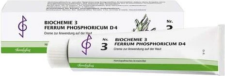 Bombastus Biochemie 3 Ferrum phosphoricum D6 Creme, 100ml