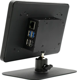 KKSB Gehäuse für Raspberry Pi 5, inkl. Display Stand, schwarz