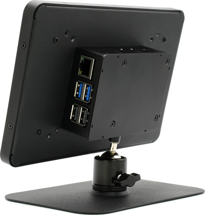 KKSB Gehäuse für Raspberry Pi 5, inkl. Display Stand, schwarz