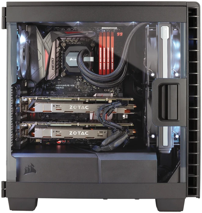 Corsair Carbide Series Clear 400C schwarz, Acrylfenster
