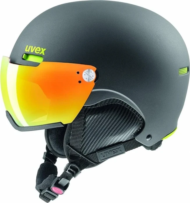 UVEX Hlmt 500 Visor Helm gun/lime matt