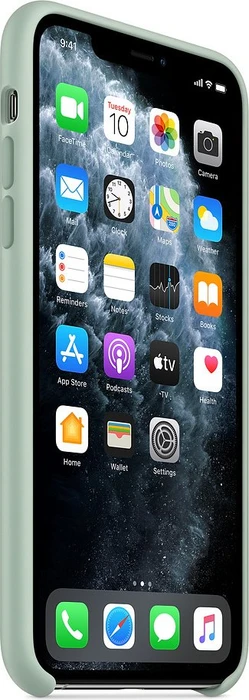 Apple Silikon Case für iPhone 11 Pro Max Beryll