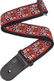 D'Addario Nylon Woven Guitar Strap Saugerties Red