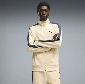 Puma T7 Always On Trainingsjacke buttercream/inky depths (Herren)
