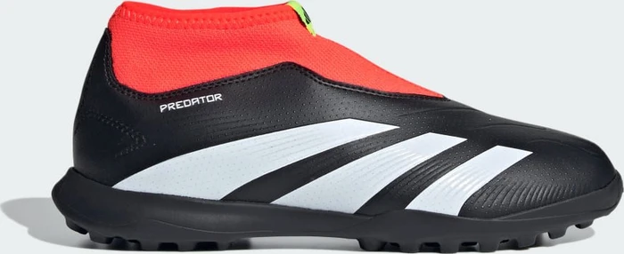 adidas Predator 24 League Laceless TF core black/cloud white/solar red (Junior)