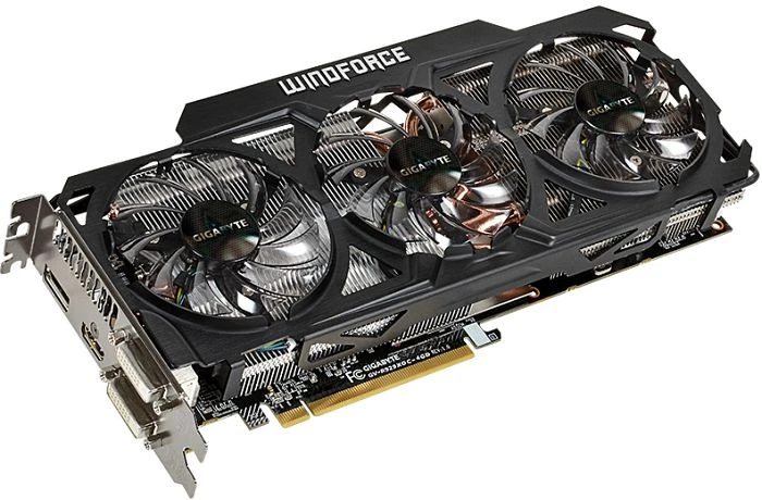 GIGABYTE Radeon R9 290X Windforce 3X OC, 4GB GDDR5, 2x DVI, HDMI, DP