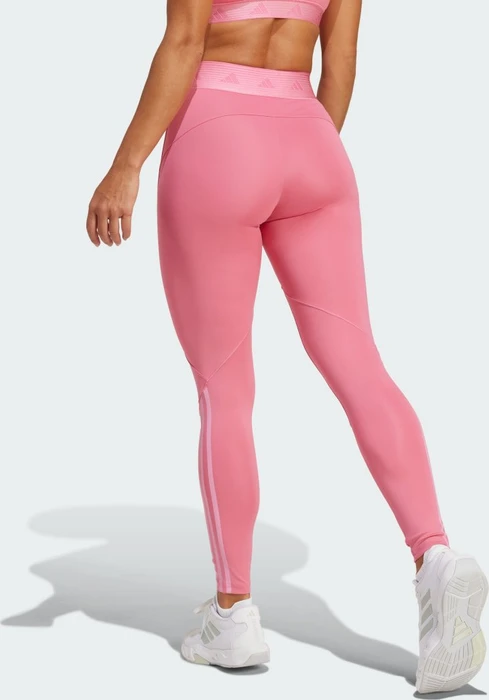 adidas Hyperglam Full-Length Hose lang pink fusion/bliss pink (Damen)