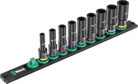 Wera 9661 B Impaktor Deep Imperial 1 Steckschlüsselsatz zöllig, 9-tlg.