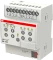 ABB JRA/S4.230.5.1 Jalousie-/Rollladenaktor mit Fahrzeitermittlung 4-fach, 230V, 6A, 4TE REG, Schaltaktor Vorschaubild