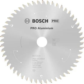 Bosch Professional Standard for Aluminium Kreissägeblatt 52Z, 160x1.3x20mm, 1 Stück