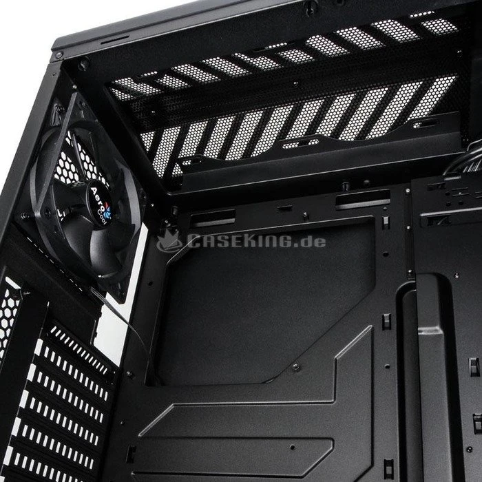 AeroCool Project7 P7-C1 Tempered Glass Edition schwarz, Glasfenster