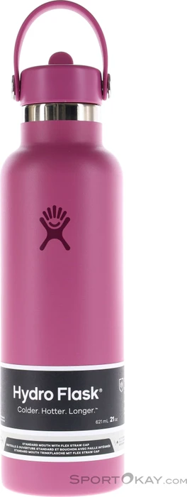 Hydro Flask Standard Mouth Flex Straw Cap Isolierflasche 621ml reef