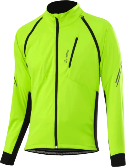 Löffler San Remo Zip-Off AB Light Fahrradjacke neon yellow (Herren)