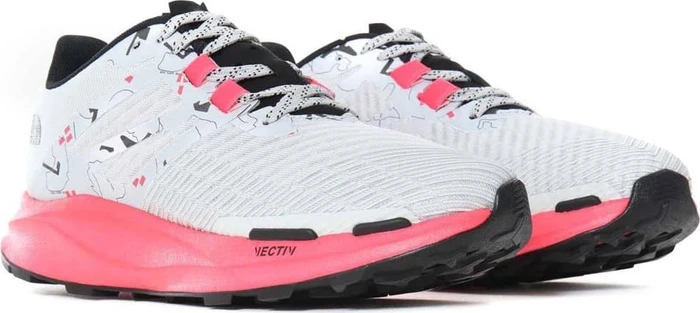 The North Face Vectiv Eminus white trail marker print/brilliant coral (Damen)