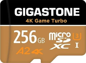 Gigastone 4k Game Turbo R100/W60 256GB Kit, UHS-I U3, A2, Class 10