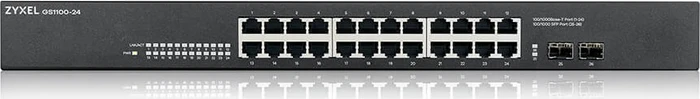 Zyxel GS1100 Desktop Gigabit Switch, 24x RJ-45, 2x SFP