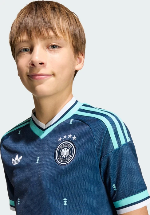 adidas FIFA WM 2026 Deutschland Auswärtstrikot kurzarm collegiate navy (Junior)