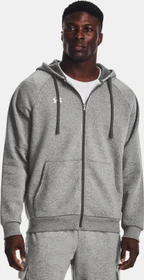 Under Armour Rival Fleece Zip Hoodie castlerock light heather/white (Herren)