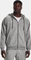 Under Armour Rival Fleece Zip Hoodie castlerock light heather/white (Herren) Vorschaubild
