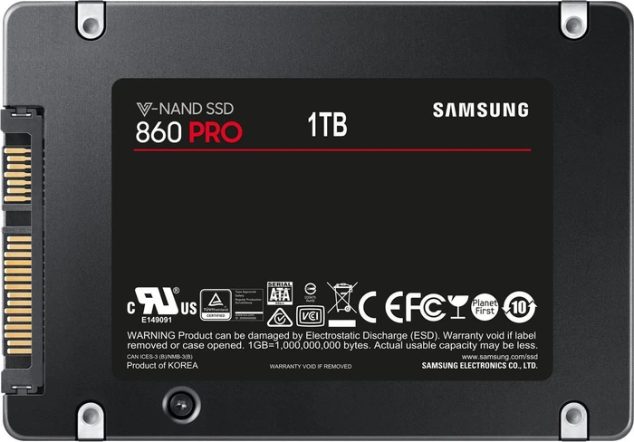 Samsung SSD 860 PRO 1TB, 2.5" / SATA 6Gb/s