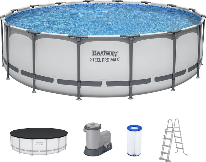 Bestway Steel Pro Frame Pool Set rund 488x122cm