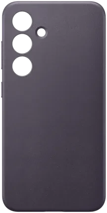 Samsung Hochuen Vegan Leather Case für Galaxy S24 dark violet