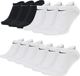 Nike Everyday Lightweight Socken weiß/schwarz, 3 Paare