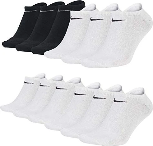 Nike Everyday Lightweight Socken weiß/schwarz, 3 Paare