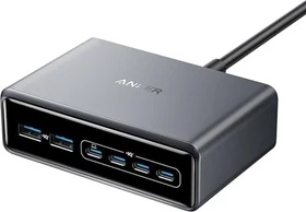 Anker Prime Ladegerät (200W, 6 Ports, GaN) schwarz