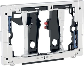 Geberit Befestigungsrahmen mit Schwenkmechanismus für DuoFresh Modul mit manueller Auslösung, glanzverchromt