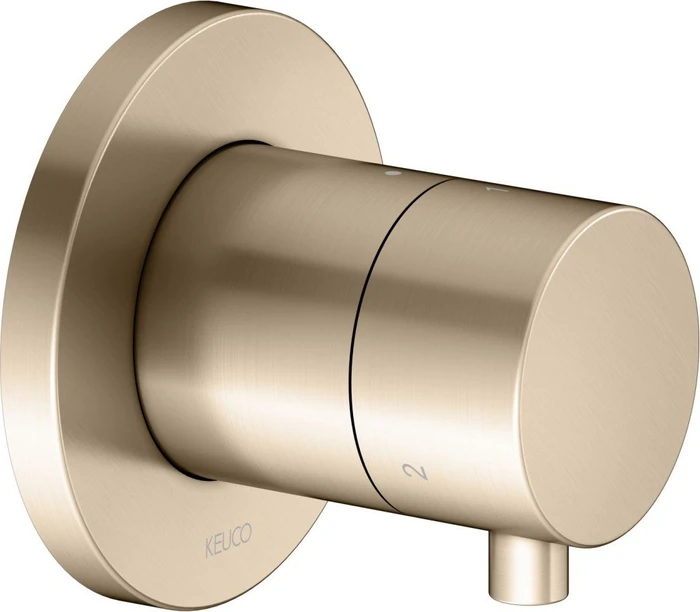 Keuco IXMO 59548 Comfort 3-Wege Umstellventil rund bronze gebürstet