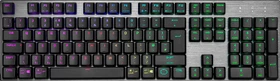 Cooler Master SK653, LEDs RGB, grau/schwarz, TTC LOW PROFILE RGB RED, USB/Bluetooth, ND