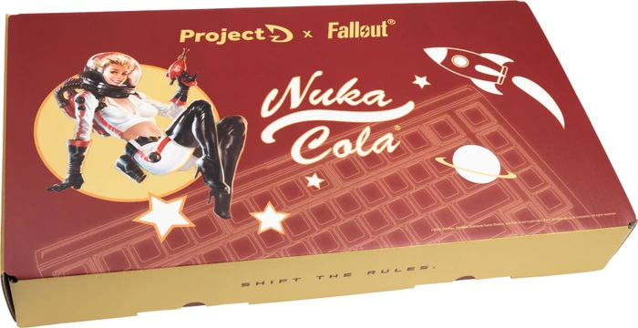Ducky ProjectD x Fallout Tinker 75, rot/weiß, MX2A BLUE, USB, DE