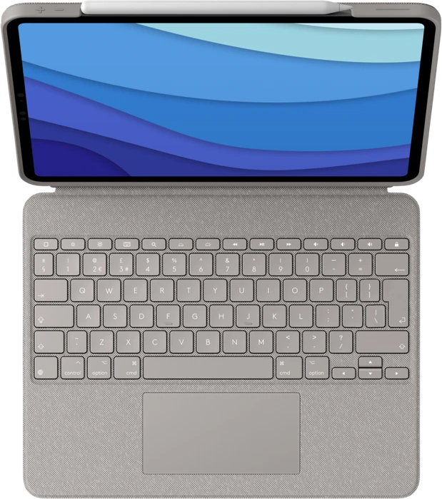 Logitech Combo Touch für iPad Pro 12.9" 5. Gen, Sand, DE